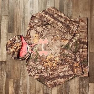 Wm Under Armor Realtree camo pullover size XL